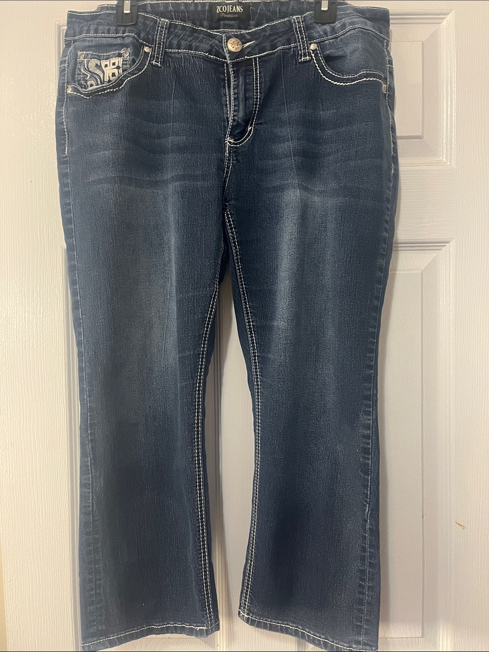 ZCO Premiums Jeans Women's Dark Wash Ankle Cropped Jeans